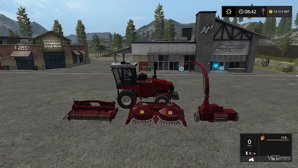 Farming Simulator 17 — Зерноуборочный комбайн ПАЛЕССЕ 2U250А [1.0]