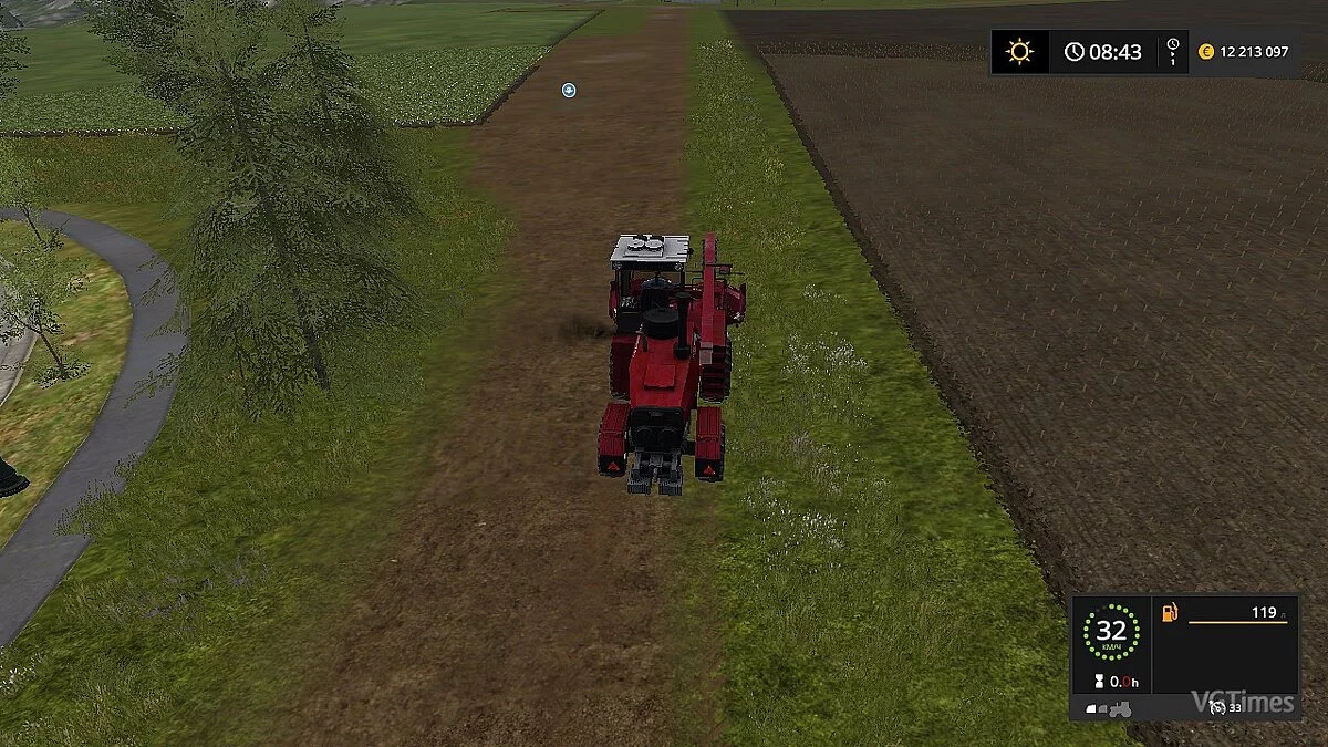 Farming Simulator 17 — Зерноуборочный комбайн ПАЛЕССЕ 2U250А [1.0]