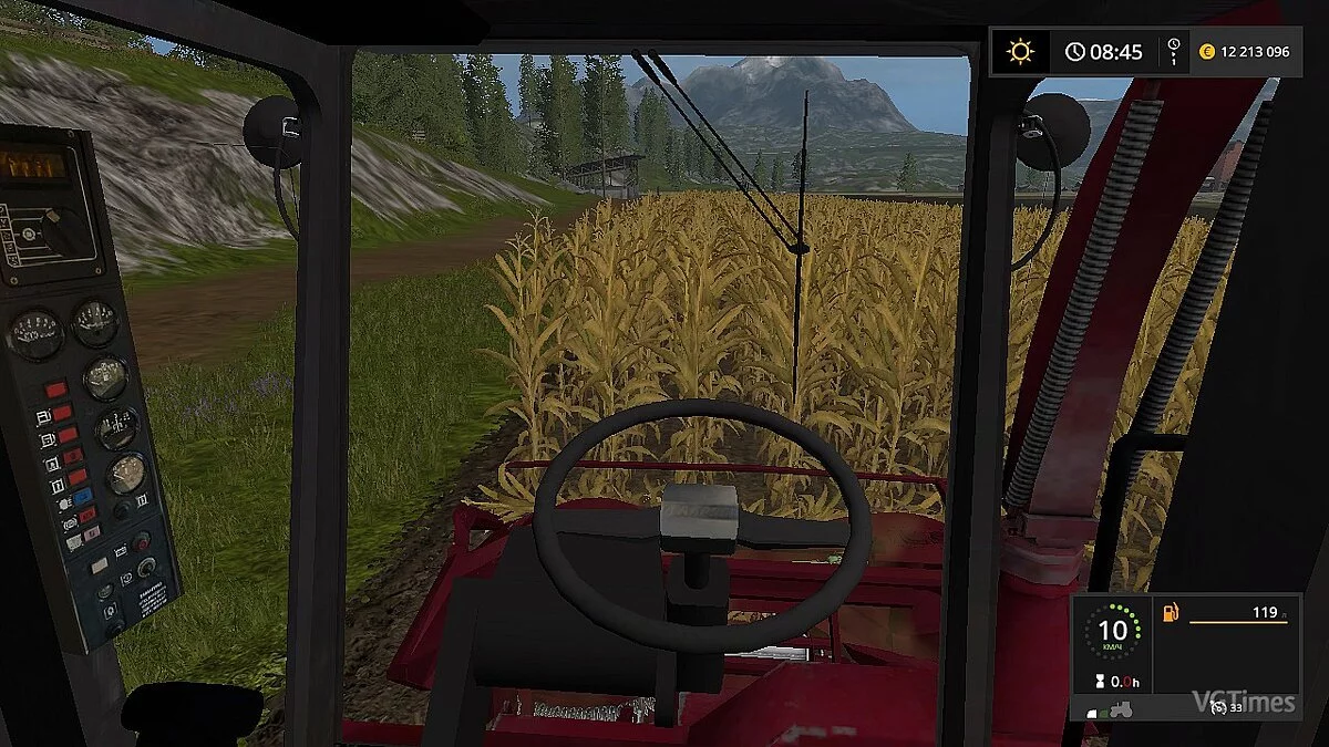 Farming Simulator 17 — Зерноуборочный комбайн ПАЛЕССЕ 2U250А [1.0]