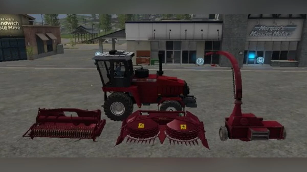 Farming Simulator 17 — Зерноуборочный комбайн ПАЛЕССЕ 2U250А [1.0]