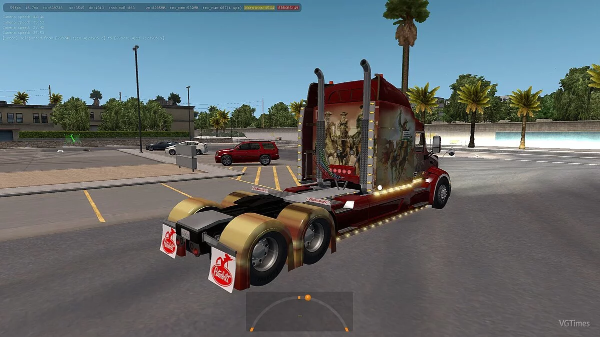 American Truck Simulator — Обновленный грузовик Peterbilt 579 [1.0] [1.34.x]