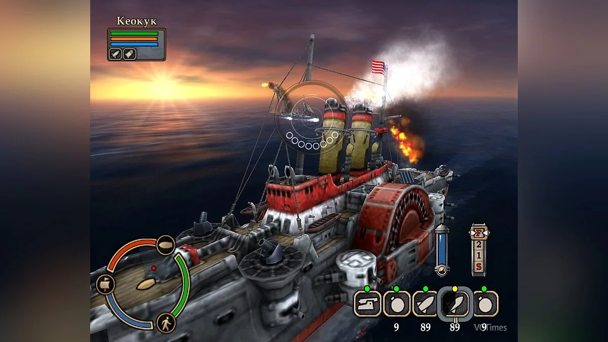 Swashbucklers: Blue vs. Grey — Игра за Убер-броненосец Аврора (North and South Pirates) [1.0]