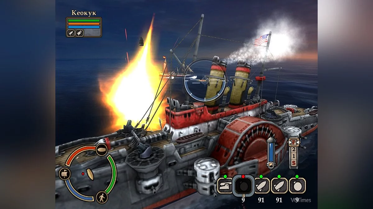 Swashbucklers: Blue vs. Grey — Игра за Убер-броненосец Аврора (North and South Pirates) [1.0]