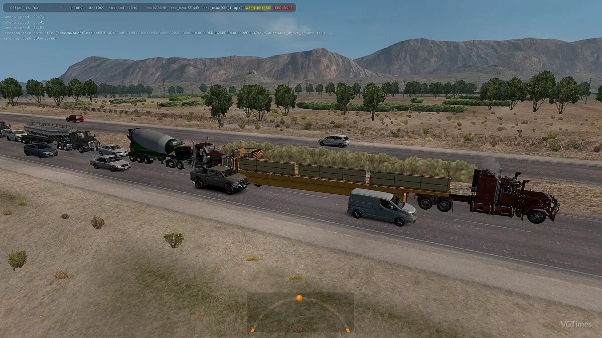 American Truck Simulator — 3 большие бетономешалки