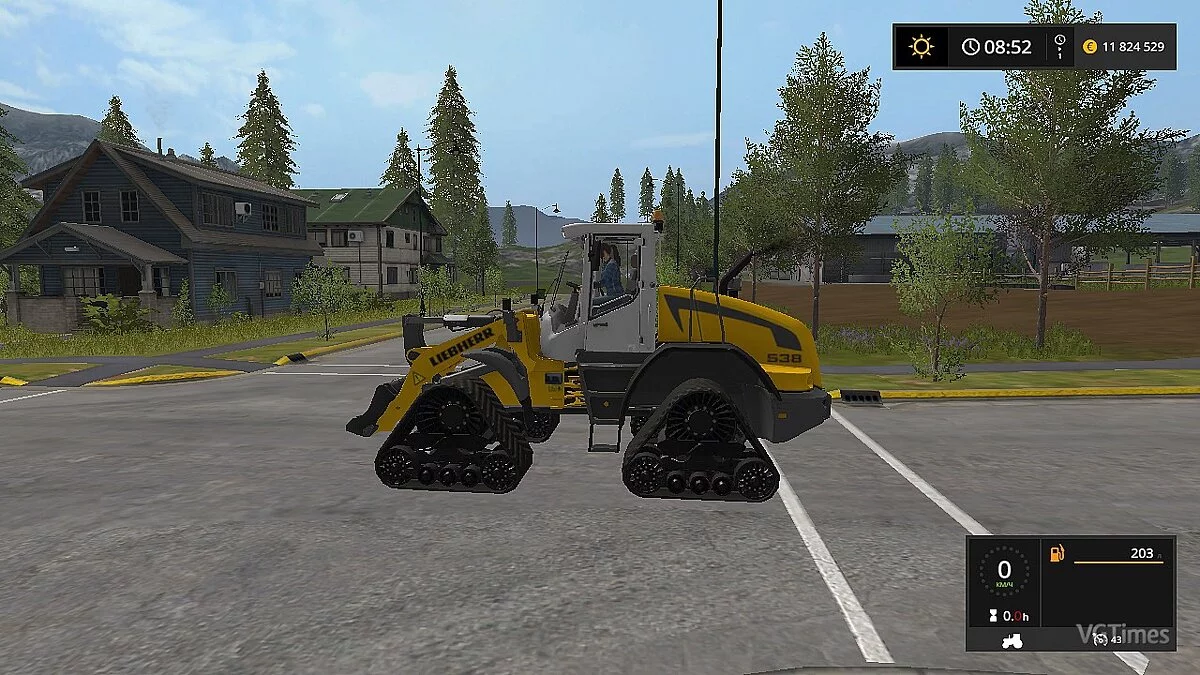 Farming Simulator 17 — LIEBHERR L538 TRACKED LOADER V1.0
