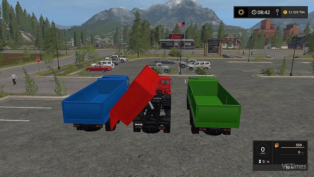 Farming Simulator 17 — Зерновоз КАМАЗ-68900Р [1.1.0.1]