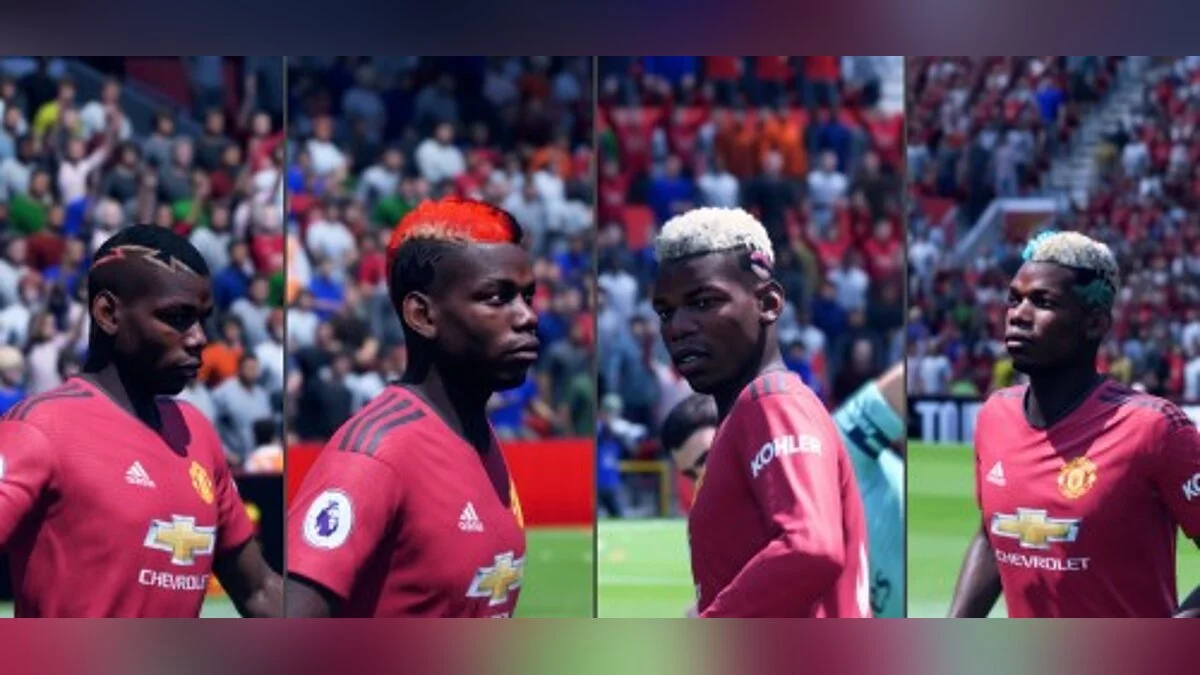 FIFA 19 — Шесть новых причесок для Погба [1.0]