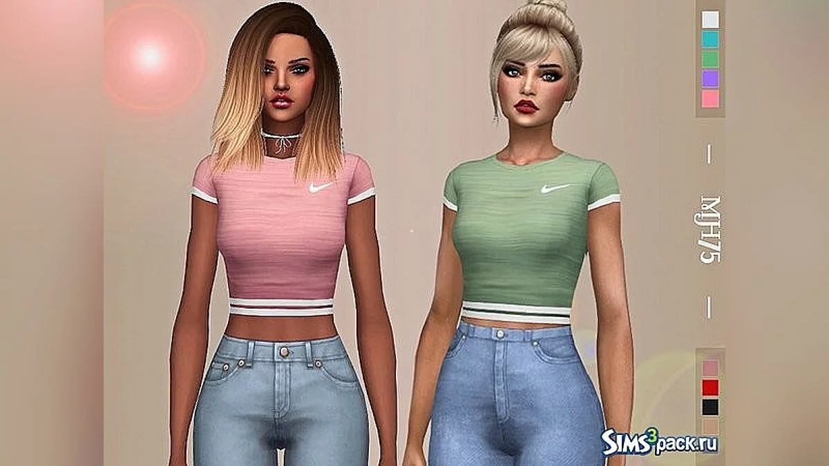 The Sims 4 — Футболка Nike от Margeh-75 [1.0]