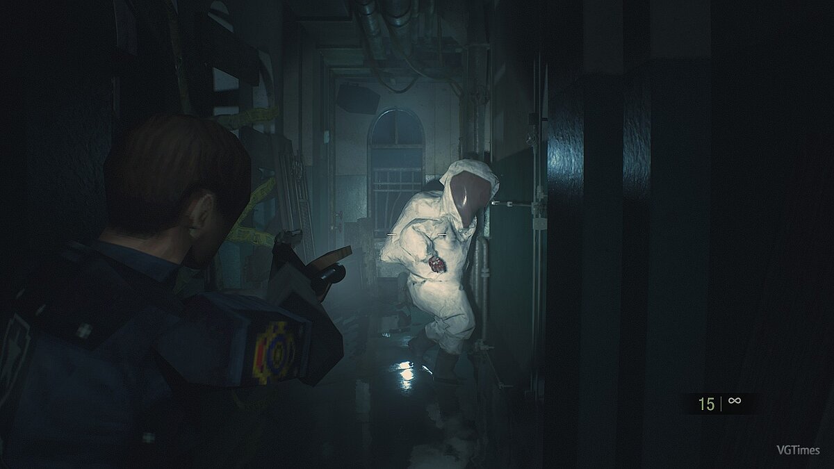 Resident Evil 2 — Зомби в химзащите (белый вариант) [1.0]