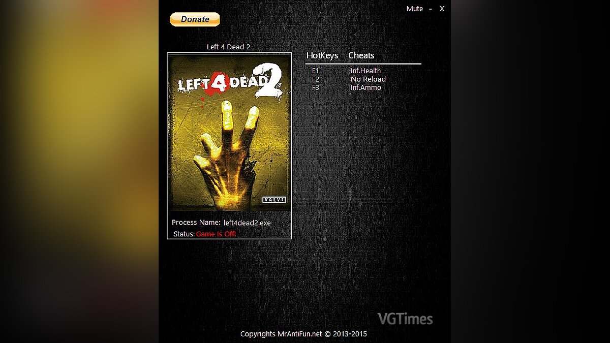 Left 4 Dead 2 — Трейнер / Trainer (+3) [UPD: 12.05.2019] [MrAntiFun]