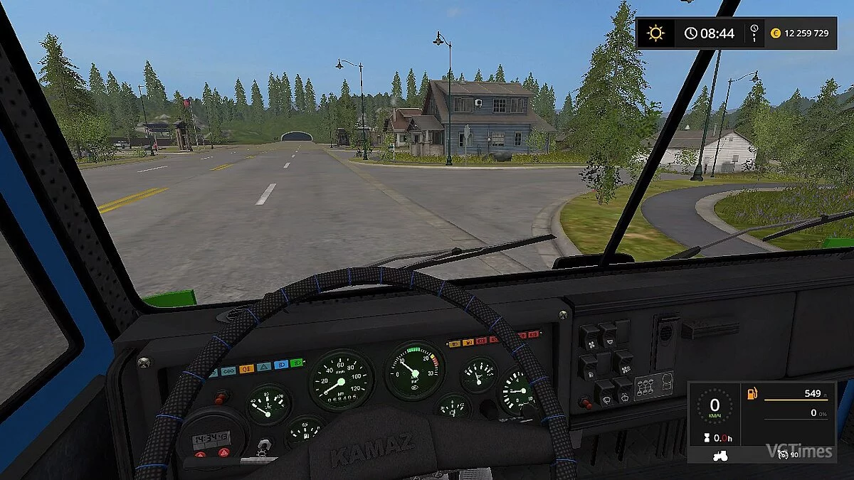 Farming Simulator 17 — Автомобиль КАМАЗ 55102 [2.0]