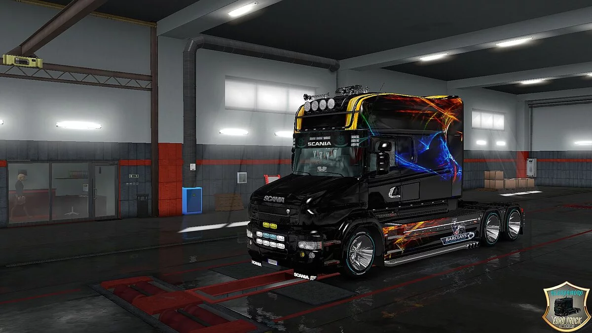 Euro Truck Simulator 2 — Скин FC Chelsea для Scania T Longline [1.0]