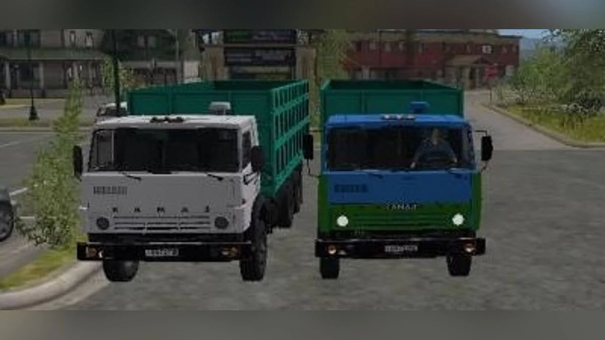 Farming Simulator 17 — Автомобиль КАМАЗ 55102 [2.0]