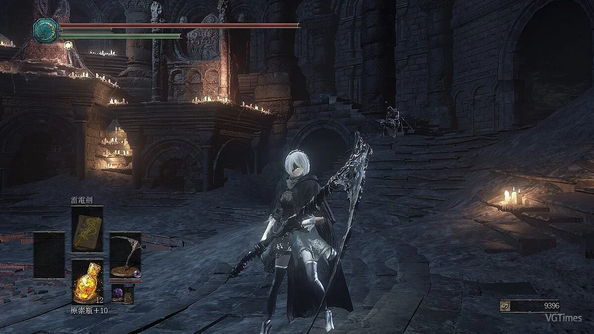 Dark Souls 3 — Скин 2B вместо Падшего Рыцаря