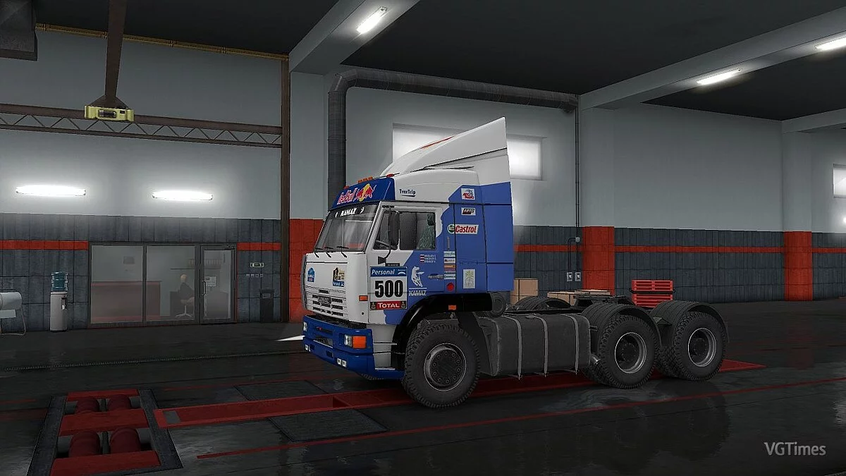 Euro Truck Simulator 2 — Автомобиль Rally со скином Kamaz [1.0]