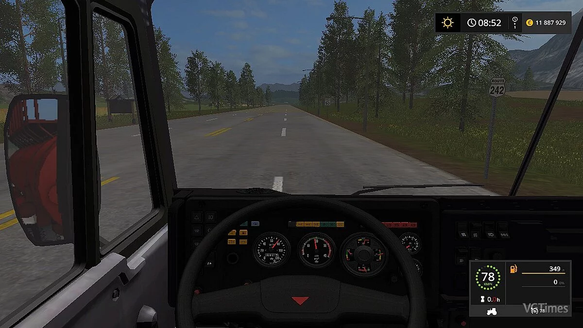 Farming Simulator 17 — Бензовоз КАМАЗ-55102 [1.0]