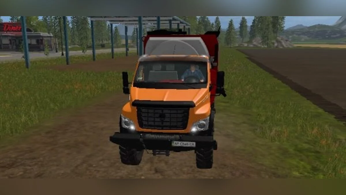 Farming Simulator 17 — Кормораздатчик ГАЗ-NEXT [0.9]