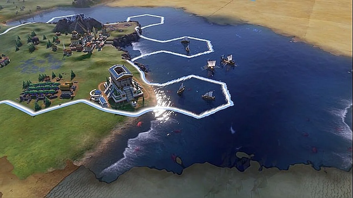 Sid Meier&#039;s Civilization 6 — Чудо Света - Храм Посейдона 