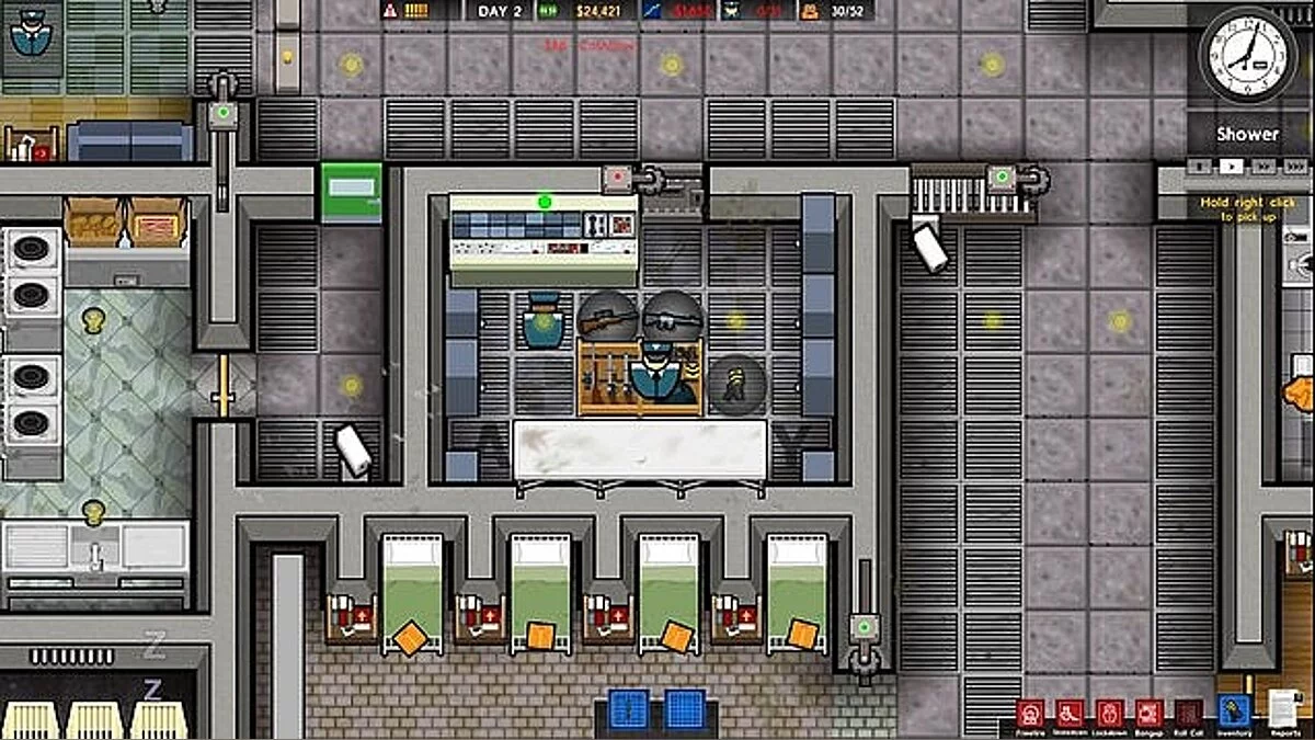 Prison Architect — Играть за сотрудников
