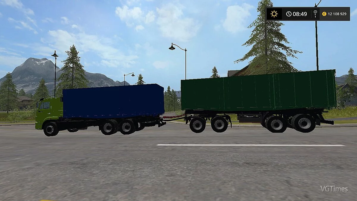 Farming Simulator 17 — КАМАЗ 65117 V2.1+прицеп 83053-4