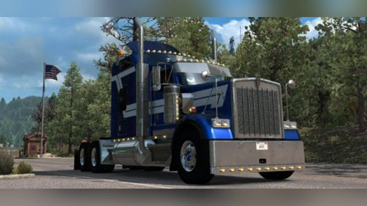 American Truck Simulator — Автомобиль GTM Kenworth W900B [1.35] [25.05.2019]