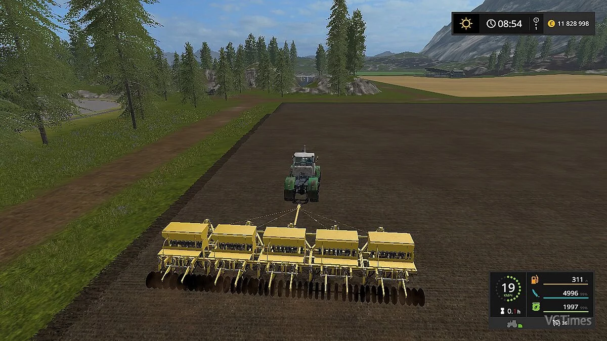 Farming Simulator 17 — Сеялка зерновая стерневая [0.1]