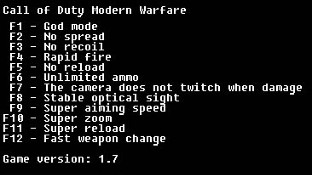 Call of Duty 4: Modern Warfare — Трейнер / Trainer (+12) [1.7] [LIRW / GHL]