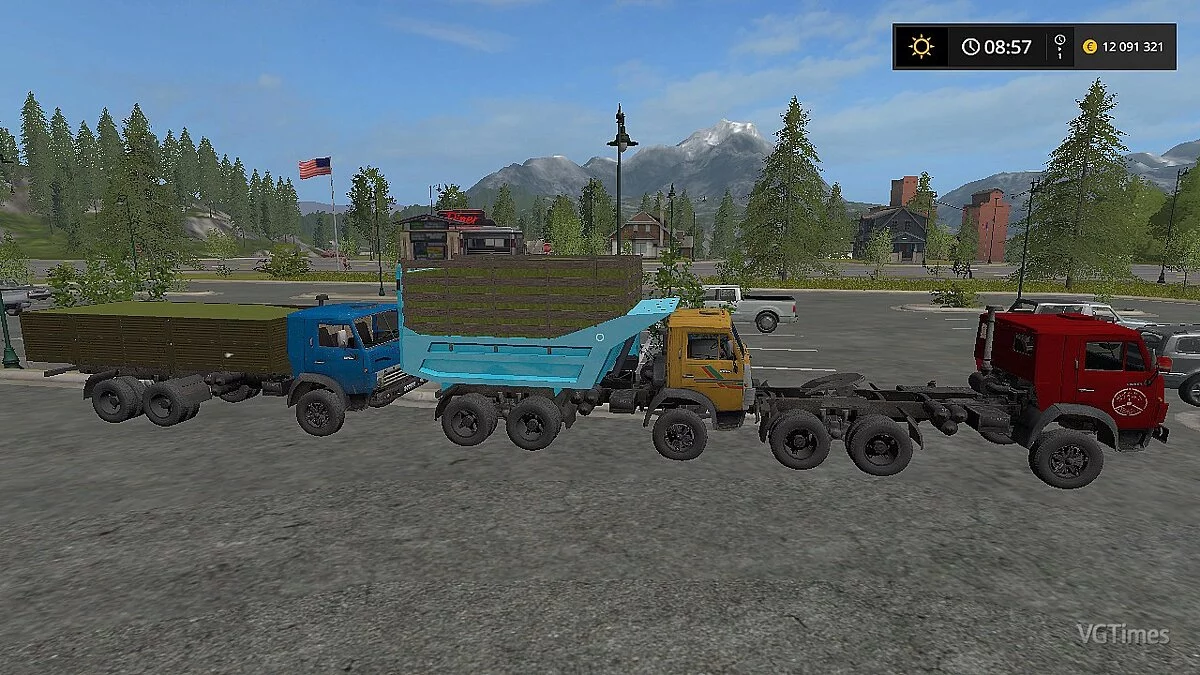 Farming Simulator 17 — Пак грузовиков КамАЗ
