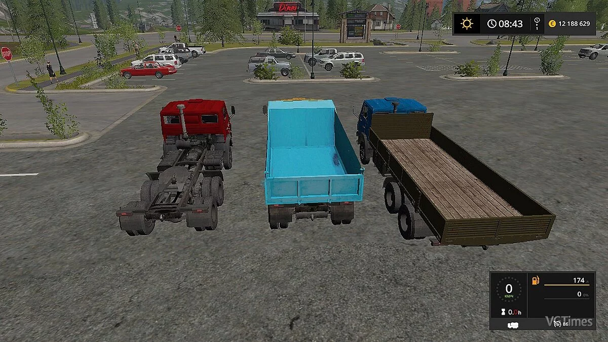 Farming Simulator 17 — Пак грузовиков КамАЗ