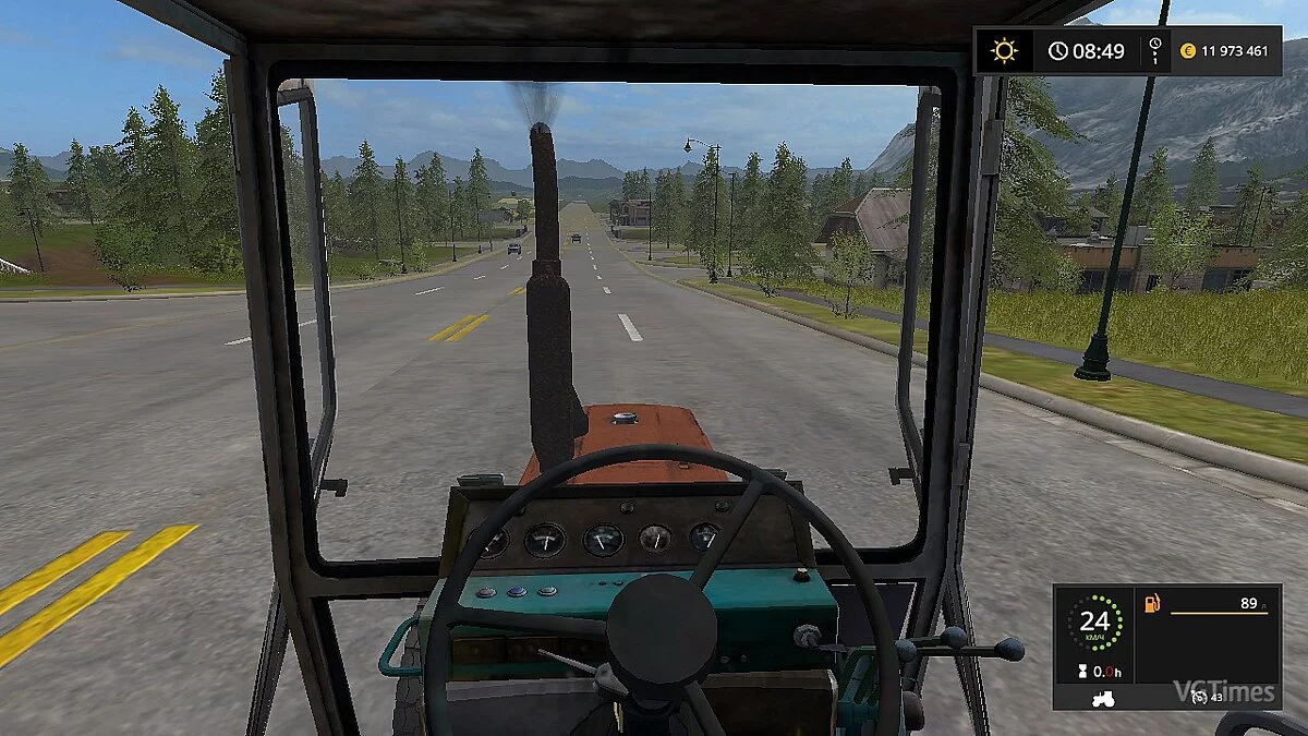 Farming Simulator 17 — ЮМЗ-6КЛ (Бирюзовый) V1.0