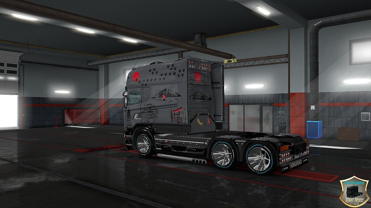 Euro Truck Simulator 2 — Скин «Японский Стиль» для Scania RS Longline
