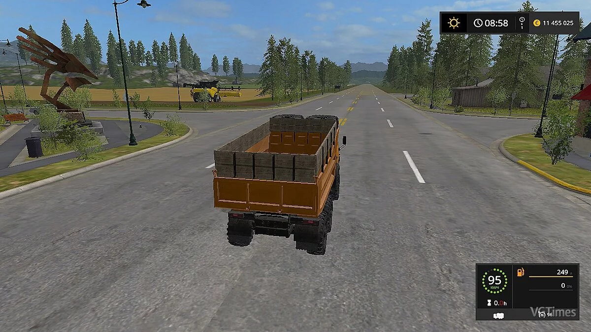 Farming Simulator 17 — Самосвал КамАЗ-43101 MoreRealistic [1.0]