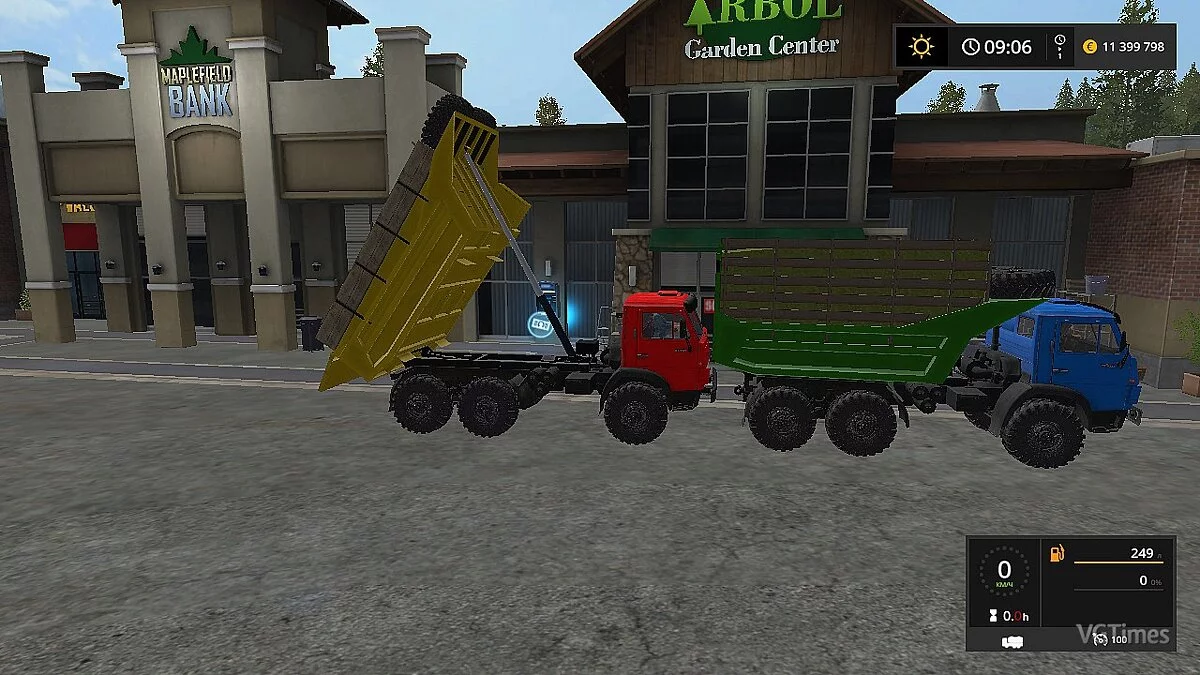 Farming Simulator 17 — Самосвал КамАЗ-43101 MoreRealistic [1.0]