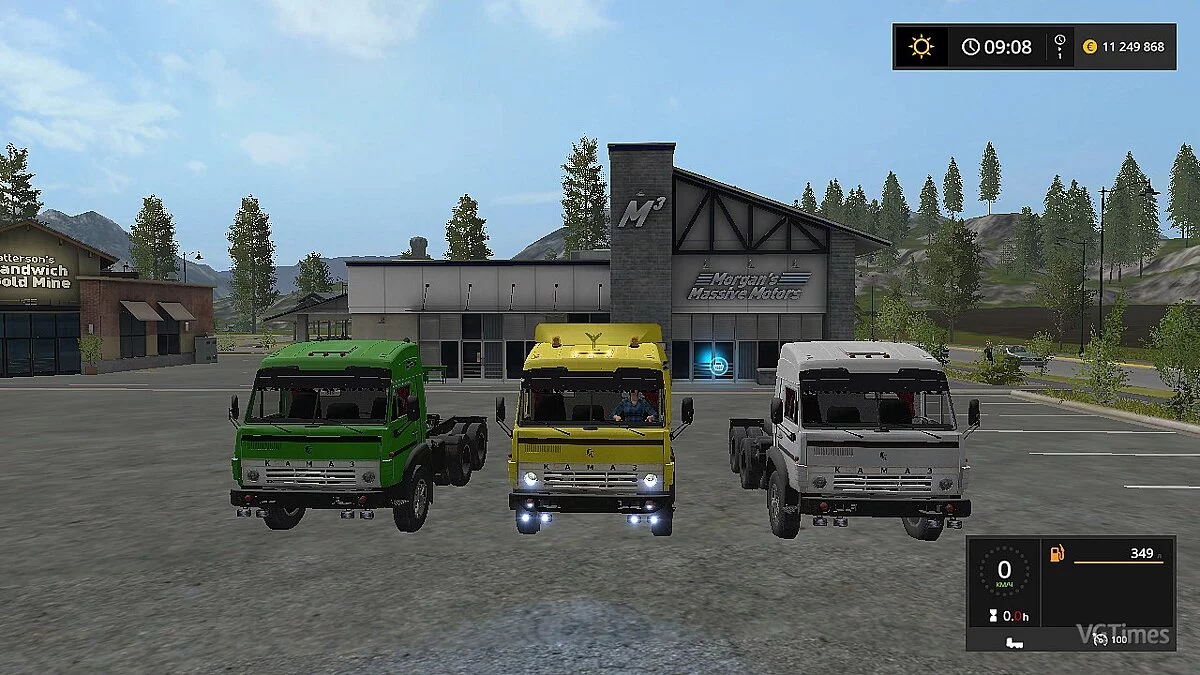 Farming Simulator 17 — Автомобиль КамАЗ-5410 MoreRealistic [1.0]