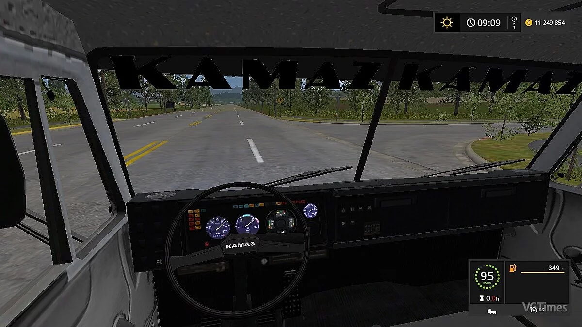 Farming Simulator 17 — Автомобиль КамАЗ-5410 MoreRealistic [1.0]