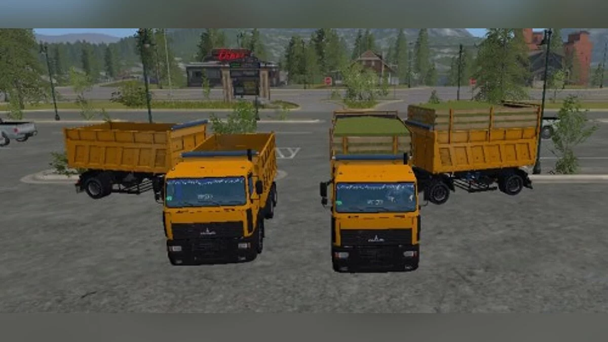 Farming Simulator 17 — Грузовик МАЗ-6501 + прицеп [1.0]