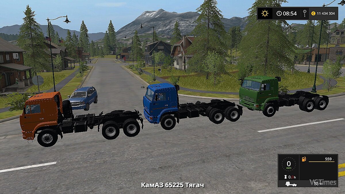 Farming Simulator 17 — Тягач Kamaz 65225 / Транспорт / Моды и скины