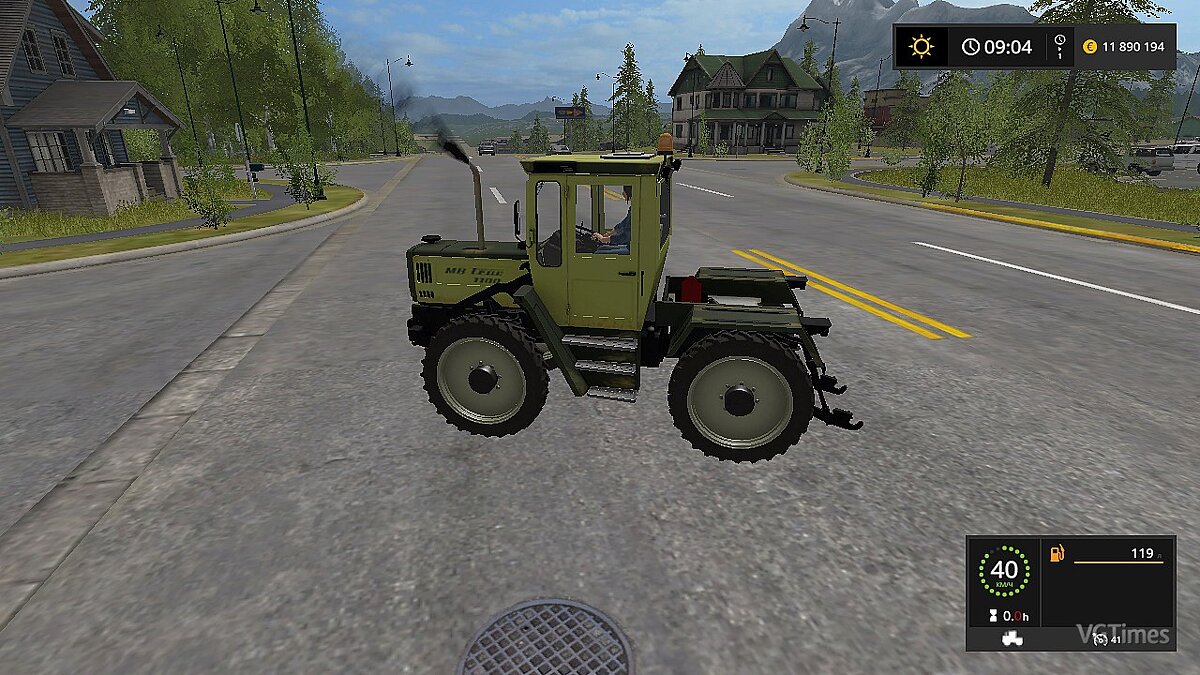 Farming Simulator 17 — Трактор Mercedes-Benz Trac 1100 [2.0] / Грузовики /  Транспорт