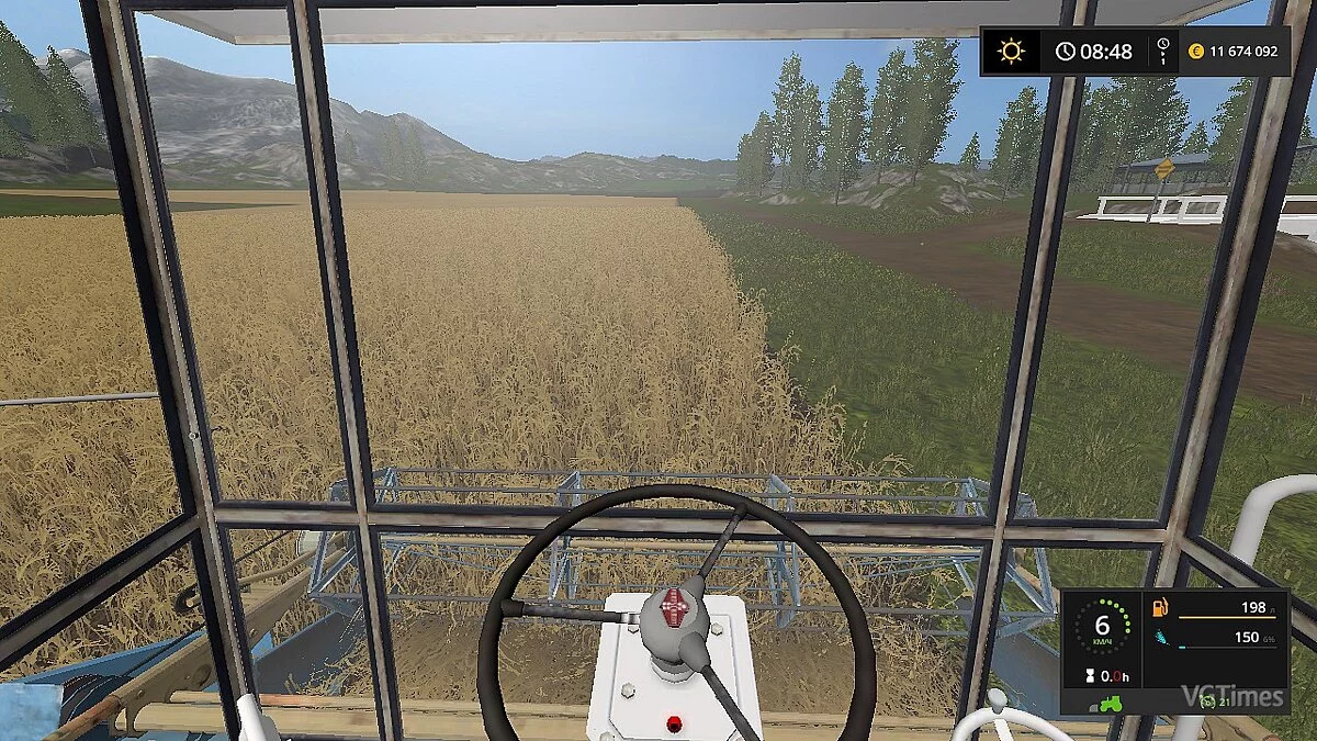 Farming Simulator 17 — Зерноуборочный комбайн Fortschritt E 512 [1.0]