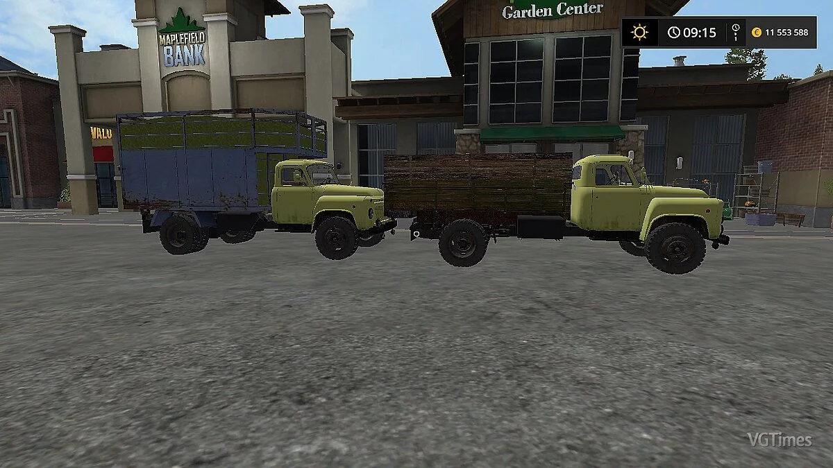 Farming Simulator 17 — Грузовик ГАЗ-52 (жёлтый) [1.0]