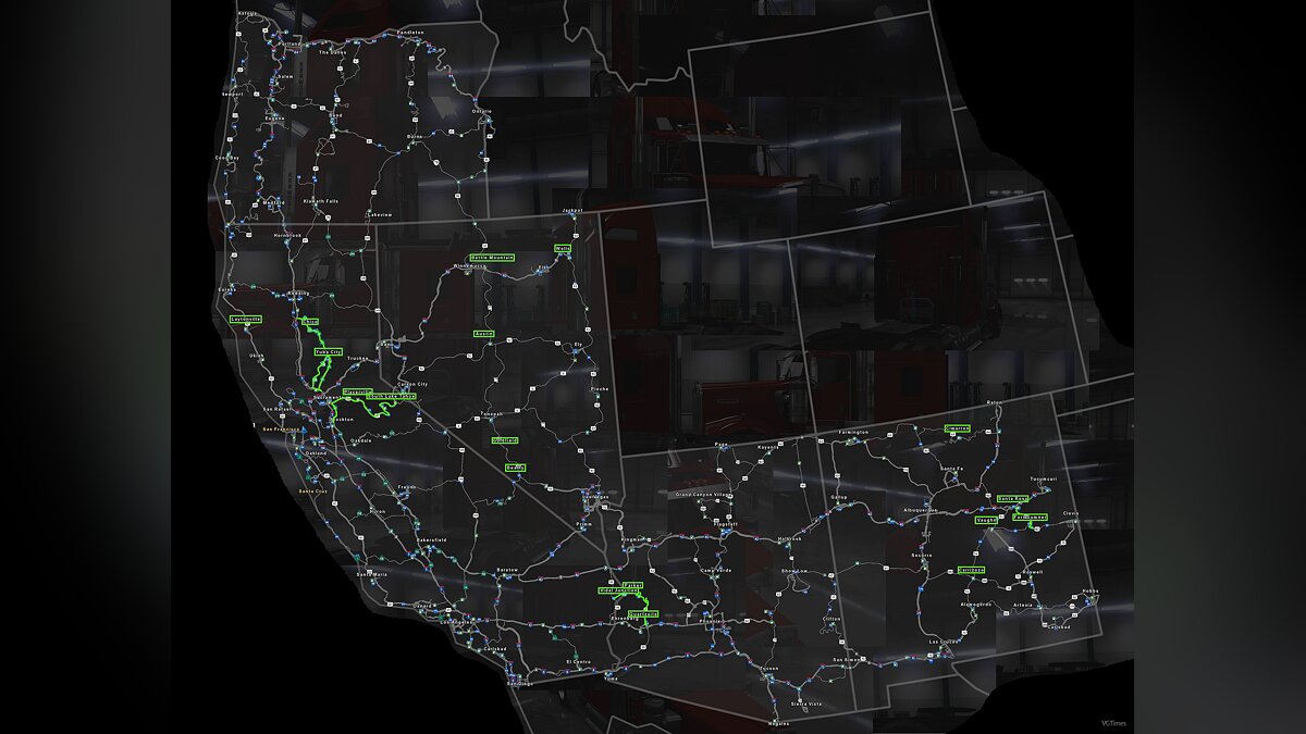 American Truck Simulator — Новые города и дороги (обновление от 10 июня) [2.6] [ATS] [1.35.x]