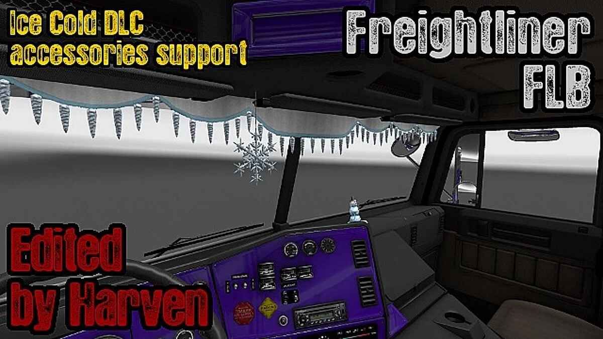 Euro Truck Simulator 2 — Дополнительный контент для Freightliner FLB v2.0.6 