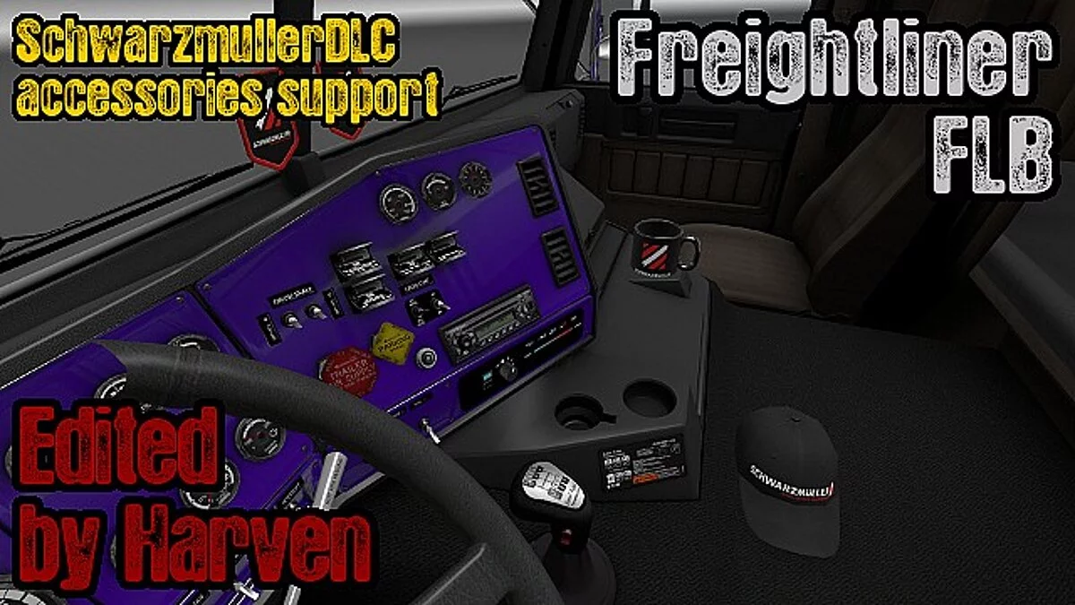 Euro Truck Simulator 2 — Дополнительный контент для Freightliner FLB v2.0.6 