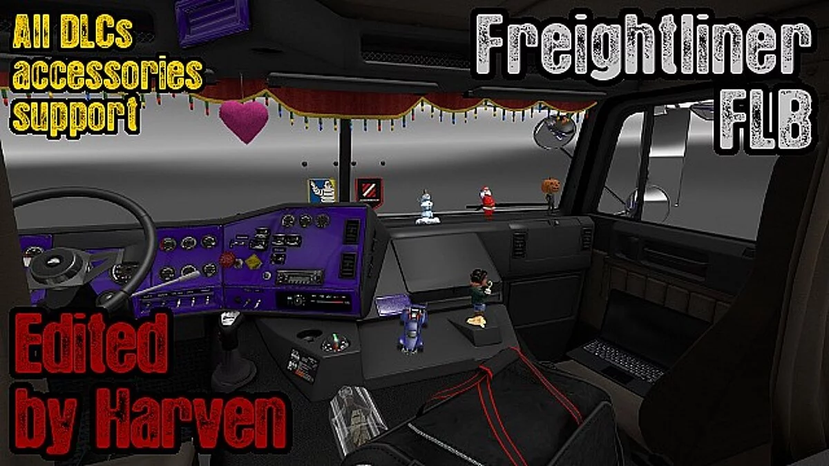 Euro Truck Simulator 2 — Дополнительный контент для Freightliner FLB v2.0.6 
