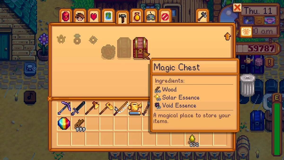 Stardew Valley — MegaStorage –  два огромных сундука