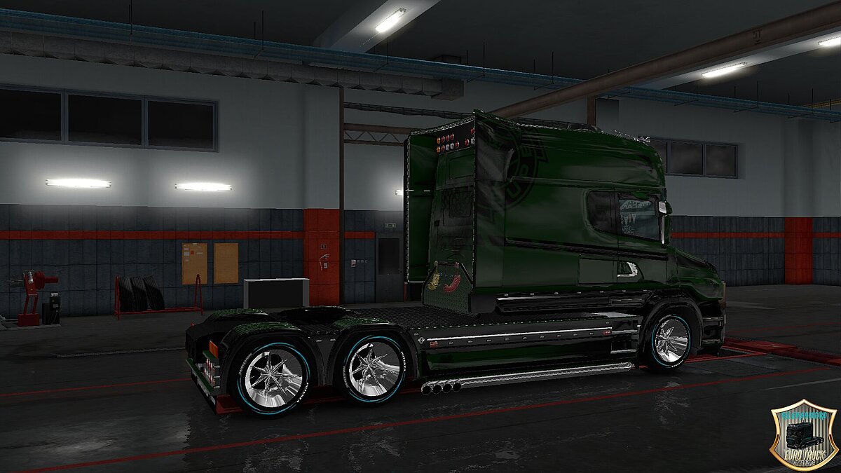 Euro Truck Simulator 2 — Раскраска «Vabis BTZ» для Scania T Longline