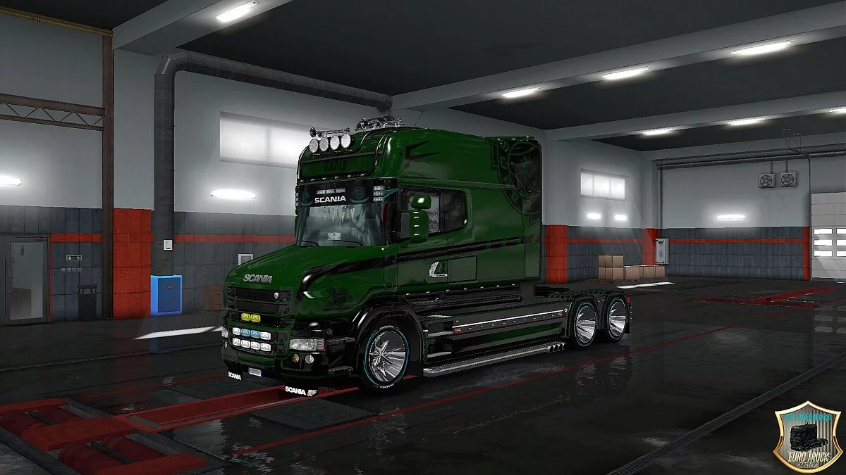 Euro Truck Simulator 2 — Раскраска «Vabis BTZ» для Scania T Longline