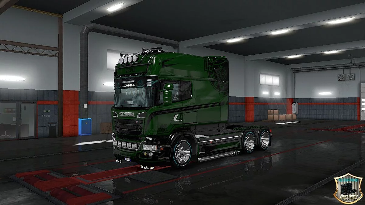 Euro Truck Simulator 2 — Скин «Vabis BTZ» для Scania RS Longline