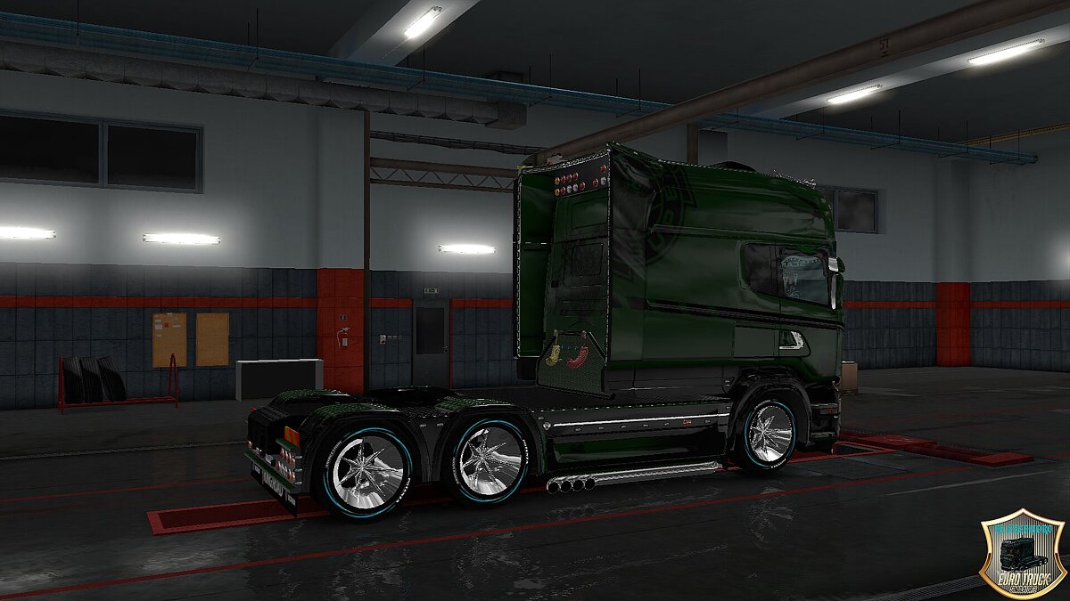 Euro Truck Simulator 2 — Скин «Vabis BTZ» для Scania RS Longline