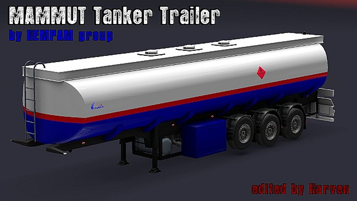 Euro Truck Simulator 2 — Сборка автономных топливных танкеров MAMMUT [2.4]